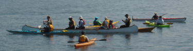 Canoes on Jamaica Bay, one of the many ways to explore the park.