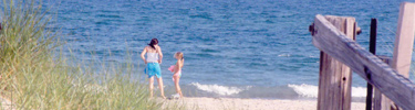 Beaches are great places to explore any time of year.