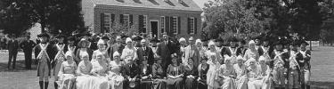 Dedication ceremony in 1931 at George Washington Birthplace