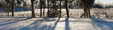 Winter at Bridges Creek in George Washington Birthplace