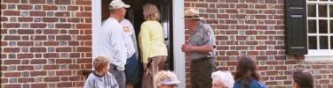 Ranger talk at Memorial House