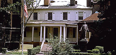 Hamilton Grange was built between 1802 and 1804 in the Federal style