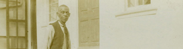 a member of the workforce at Hampton, circa 1900
