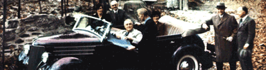 FDR in his Ford