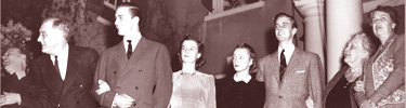 The Roosevelt family at Springwood on election night