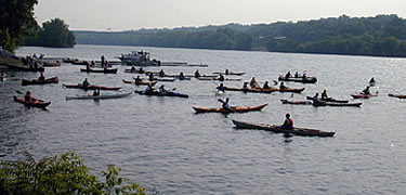Kayaking on the Hudson River