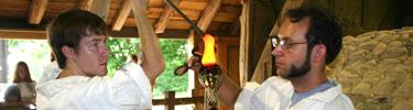 Glassblowing at Jamestown