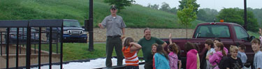 Park Maintenance with school helpers