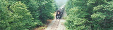 Train Through Valley