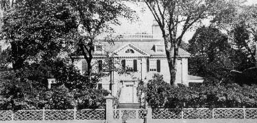 Longfellow House, circa 1860.