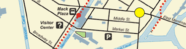 Map of Lowell, Massachusetts