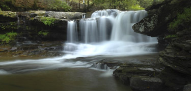 Waterfall on Dunloup Creek