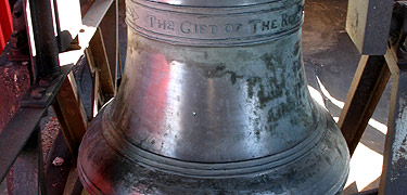 The bell at St. Paul's Church National Historic Site was cast at the same foundry as the Liberty Bell