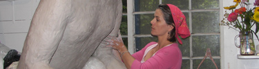 Sculptor-in-Residence, Leesa Haapapuro