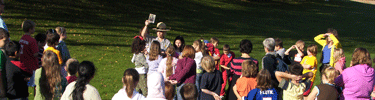 students with park ranger