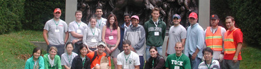 student volunteers