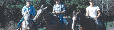 Horseback riding at Shenandoah.