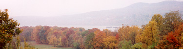 View of Hudson River from Vanderbilt looking South
