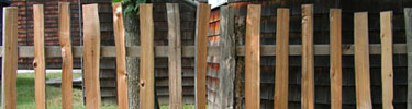 Historic fence at Weir Farm