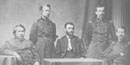 Grant and Staff - Lt. Col. Parker on left.