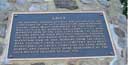 Sign commemorating the former town of Lilly.