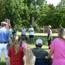 Ranger Lee Cotton giving a guided tour