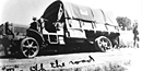 Broken down army truck, Army Convoy 1919