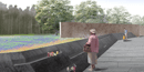 Artistic rendering of the Sacred Ground Plaza