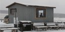 The shelter at the Flight 93 Temporary Memorial
