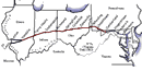Map of National Road