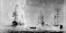 Revolutionary War naval battle