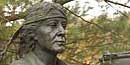 Passamaquoddy Indian welcomes French settlers to Saint Croix Island