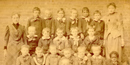Women teachers with class circa 1900