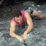 Climber at New River Gorge