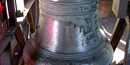 The historic bell at St. Paul's Church National Historic Site is rung on festival days during the summer and on the 4th of July every year