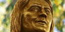 Roger Williams statue with Ted Williams' face