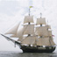 <i>Friendship</i> under sail