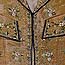 a detail of embroidery