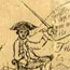 The threat of rebellion was pictured in this 1787 cartoon