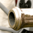 muzzle of a brass 3-pounder field gun