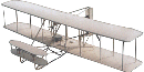 The Wright Flyer flew 120 feet on its first flight.  The largest steam engine at Steamtown is 12 feet longer!