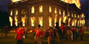 The British burned parts of Washington, D.C. including the White House in August 1814.