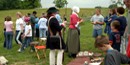 Camp follower and continental soldier presenting program