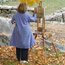 An artist paints at Weir Farm NHS