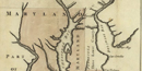 Detail historic map of Delaware and the surrounding region Detail historic map of Delaware and the surrounding region