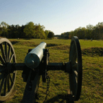 Cannon near artillery lunettes at Fairview Cannon near artillery lunettes at Fairview