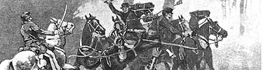 Cavalry in action