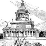 An early conceptual sketch of Grant's Tomb.