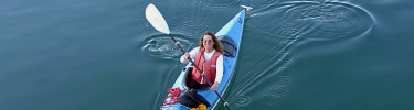A kayaker on one of Great Egg's many tributaries