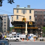 Hamilton Grange is moved to St. Nicholas Park.